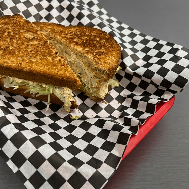 Shrimp Salad Sandwich.